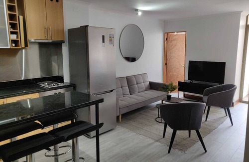 El Golf Apartment | Cozy 2BR Retreat in Prime Las Condes Location