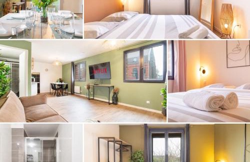 Roubaix Apartment | Cozy - 3 Chambres - Netflix - Kitchenette - Le Montesquieu