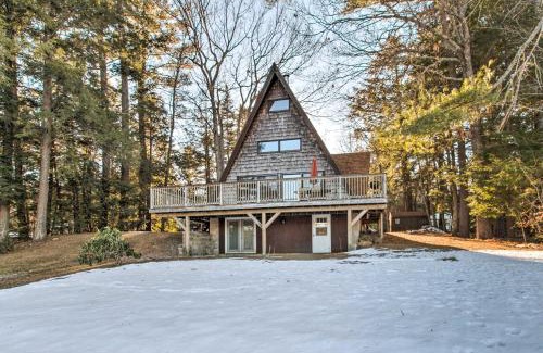 Barnstead House | Cozy A-Frame Center Barnstead House on Locke Lake!