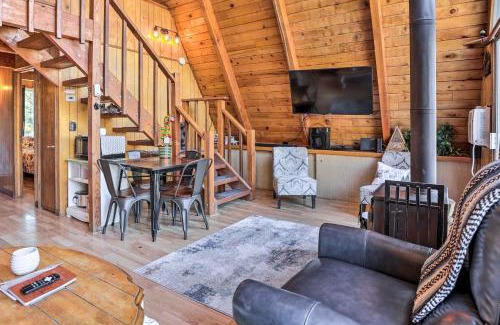 Arrowbear Lake House | Cozy A-Frame with Hot Tub Near Arrowbear Lake!