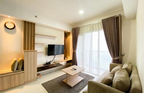 Cikarang Apartment | Cozy and Minimalist 2BR at 8th Floor The Oasis Cikarang Apartment By Travelio