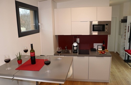 Schrattenberg Apartment | Cozy apartment (32 sqm) for up to 4 people with terrace