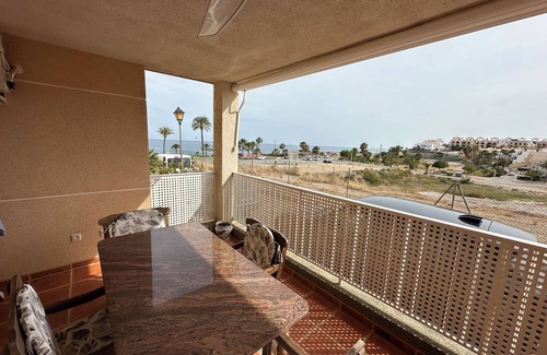 San Juan de los Terreros Apartment | Cozy apartment on the beachfront with sea in Las gaviotas Urbanization.