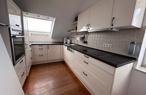 Brilon Apartment | Cozy apartment with fireplace and balcony