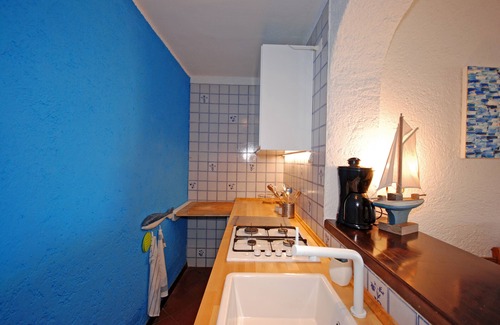Cala Piccola Apartment | Cozy apt with sweeping sea view, beach club access at Cala Piccola bay. WiFi, AC