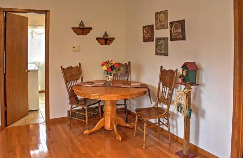 Balsam Lake House | Cozy Balsam Lake Home Deck, Private Dock and Kayaks