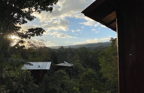 Cachi Cabin | Cozy cabaña overlooking a beautiful valley. Finca Fajardo Lodge. Rustic Cabin#1