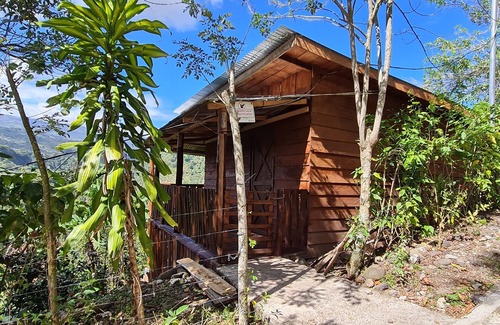 Cachi Cabin | Cozy cabaña overlooking a beautiful valley. Finca Fajardo Lodge. Rustic Cabin#1
