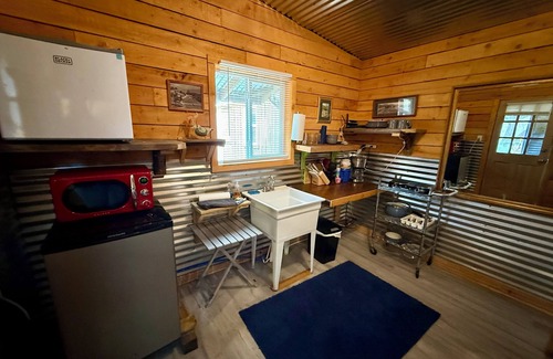 Ingram Cabin | Cozy cabin in charming Ingram with AC, WiFi~Guadalupe River