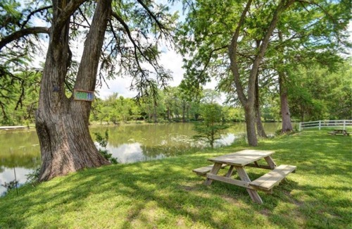 Ingram Cabin | Cozy cabin in charming Ingram with AC, WiFi~Guadalupe River