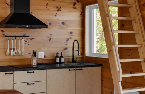 Saint-Aime-du-Lac-des-Iles Cabin | Cozy cabin - lake view