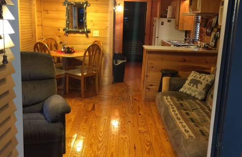 Bear Cliff Cabin | Cozy Cabin on Lake James with Private Beach and Boat Dock