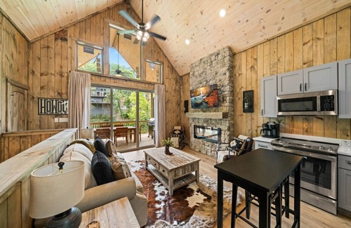 Sevierville Cabin | Cozy Cabin Retreat with Games and Stunning Views