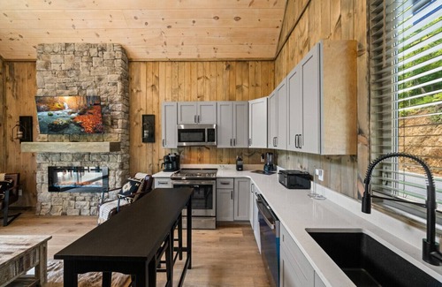 Sevierville Cabin | Cozy Cabin Retreat with Games and Stunning Views