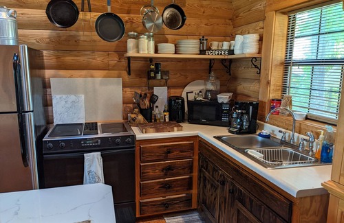 Mount Pleasant Cabin | Cozy cabin with great views overlooking Lake Seminole. (Pet friendly)