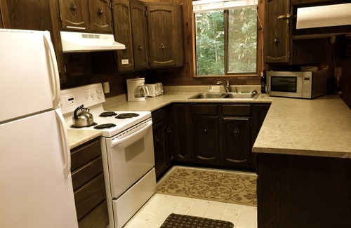 Warnick Cabin | Cozy Cedar Cabin ~ Hot Tub, Fireplace, Pool Table, Wi-Fi, Fire Pit, Pet Friendly