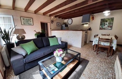 Bunzac Cottage | Cozy Cottage with Fireplace, Large Private Garden, and Near La Rochefoucauld