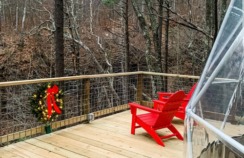 Wallkill House | Cozy Geo-Dome with AC on Private Wilderness Reserve in the Gunks