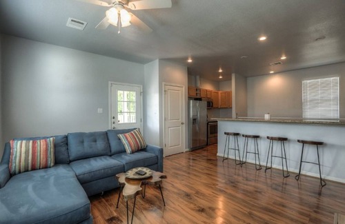 Riverside Terrace House | Cozy Home with Balcony: Near Med Center | Downtown