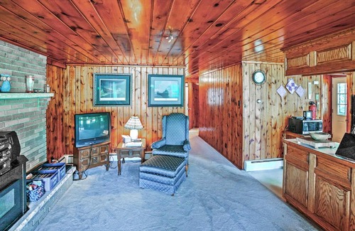 Long Lake House | Cozy Lakefront Hale Cabin with Access to Boat Ramp!