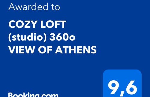 Melissia Apartment | COZY LOFT (studio) 360o VIEW OF ATHENS