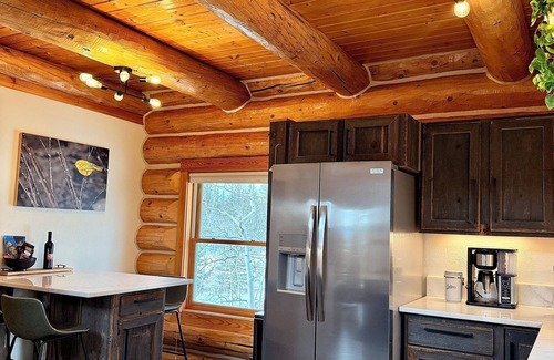 Stagetop Cabin | Cozy Modern Log Cabin - Hot Tub + Dog-run + Mtn View - Quick Escape from Denver