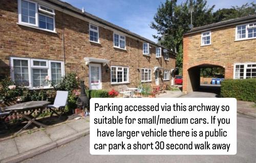 Hertford House | Cozy Riverside Cottage in Hertford Town with Parking