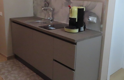 San Giorgio a Cremano Apartment | Cozy studio apartment with kitchen, air conditioning and private bathroom