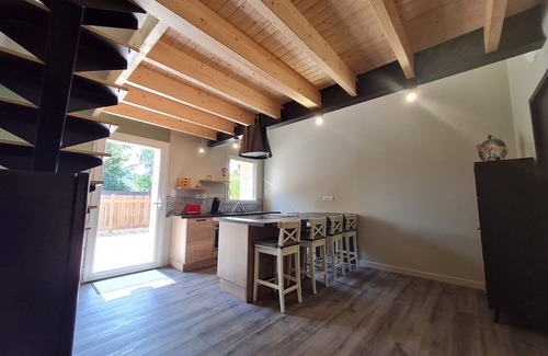 Rochetrejoux Cottage | Cozy Studio with Mezzanine, Private Courtyard, Wifi, Near Owners' Home in Renovated Barn