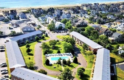 Avon Condo | Cozy Summer get-away, steps to the Beach! Central in-ground pool and picnic area