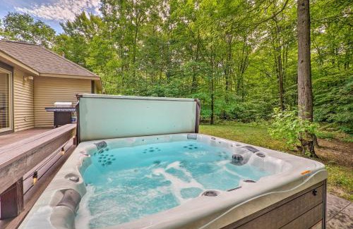 Whitehall House | Cozy Whitehall Hideaway with Hot Tub and Chiminea!