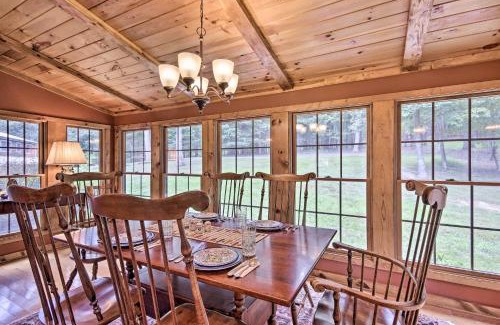 Berkeley Springs House | Creekside Berkeley Springs Cabin on 35 Acres!