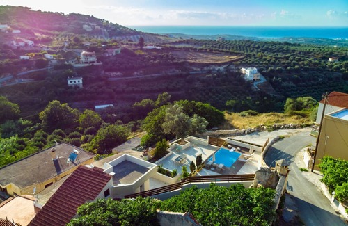Agia Triada Villa | Cretan Nature Villa with private heated pool & BBQ