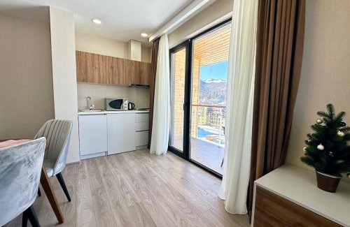 Bakuriani Apartment | Crystal Loft Block C Apartment with views