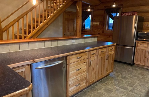 Logan Lake House | Custom built log home surrounded by lakes