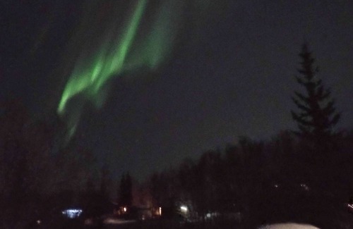 Tanaina Cabin | Custom built modern cabin with a loft on a lake with mountain views.