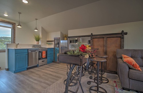 Cedar City Apartment | Custom Studio Apartment with Mountain Views and Garage Parking!