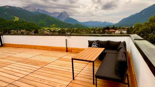 Garmisch-Partenkirchen Apartment | Dachterrasse Panorama-Glück II