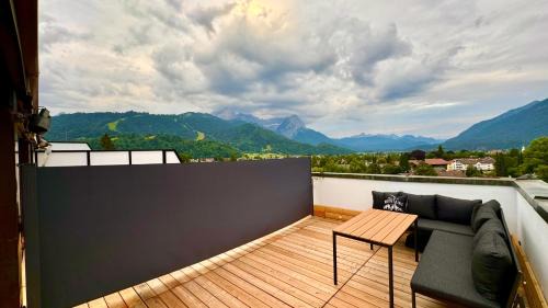 Garmisch-Partenkirchen Apartment | Dachterrasse Panorama-Glück II