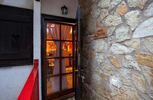 Eptalofos Ski Chalet | Dandy Villas Agoriani-Chalet Orelia-Fireplace