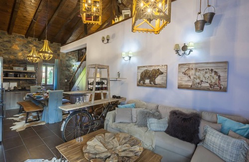 Aghios Athanasios Ski Chalet | Dandy Villas Palios Agios Athanasios | Attic | Fireplace | Up to 8