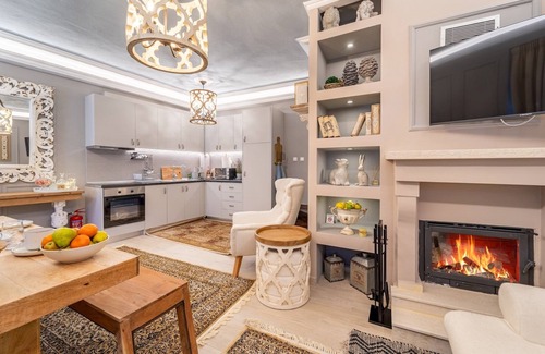 Nymfaio Villa | Dandy Villas Nymfaio | Snow Queen | Sauna | Fireplace|Up to 6+2kids