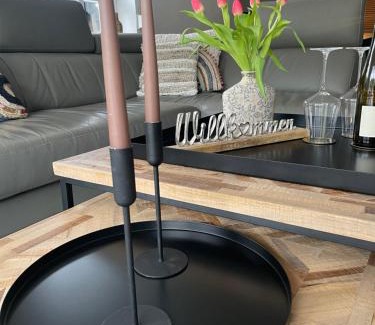 Kaimt Apartment | Das AMBIENTE I - Unser Luxus - traumhafter Moselblick, große Terrasse, stilvolle Ausstattung, barrierefrei, Privatparkplatz, eigener Zugang zum Moselufer, 5 Min zur Altstadt