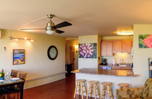 Kihei Condo | Dazzling Ocean View, Modern, Whole house AC. Upgraded Glass for a quiet setting