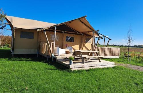 Kekerdom Other | De Hazelaarshof- luxe XL-glampingtent (7-8 personen) nabij De Millingerwaard