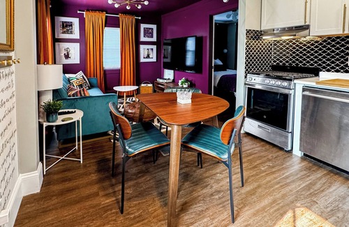 Wenonah House | Dearly Beloved Den + Prince Themed Purple Glam Pad Near MSP&MOA