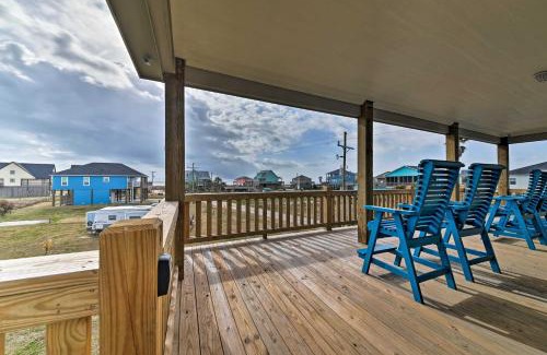 Crystal Beach House | Deck and Ocean Views Home in Crystal Beach!