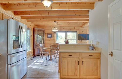 Bostic Cabin | Deck, Grill & Fire Pit: Blue Ridge Mountain Cabin!