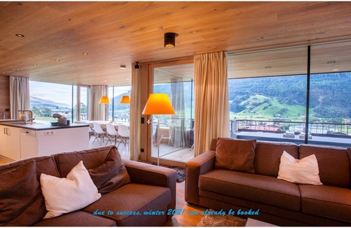 Bramberg am Wildkogel Ski Chalet | Delicious dining with a view of Hohe Tauern National Park,close to the ski lift