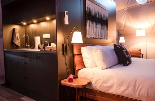 Pagosa Springs Hotel | Deluxe King Dome at Pagosa River Domes | Near San Juan River, Outdoor Patio